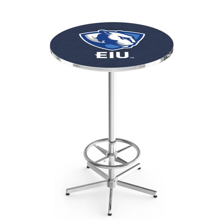 Holland Bar Stool Co 42" Chrome Eastern Illinois Pub Table L216C4228EastIL